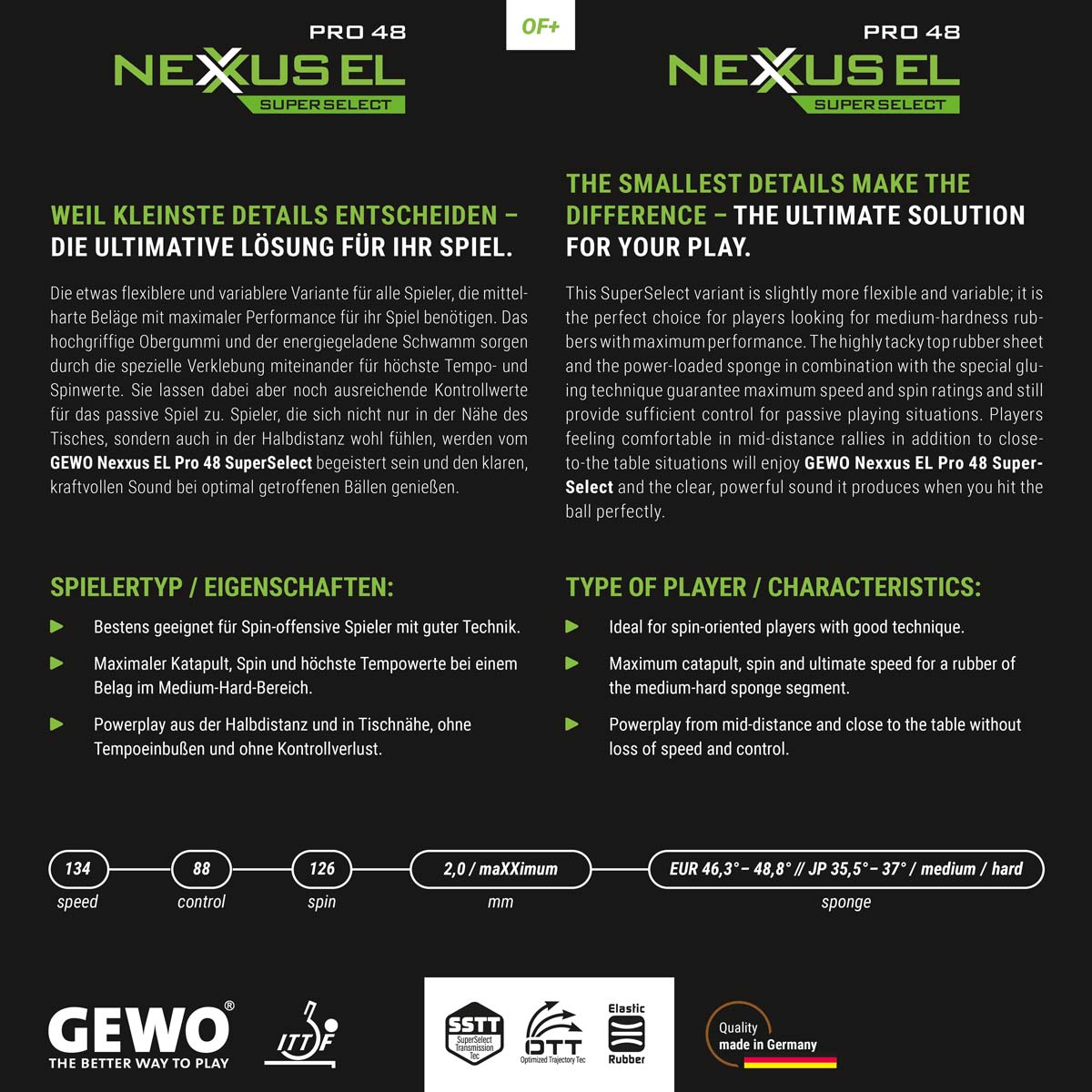Gewo Nexxus EL Pro 48 Super Select