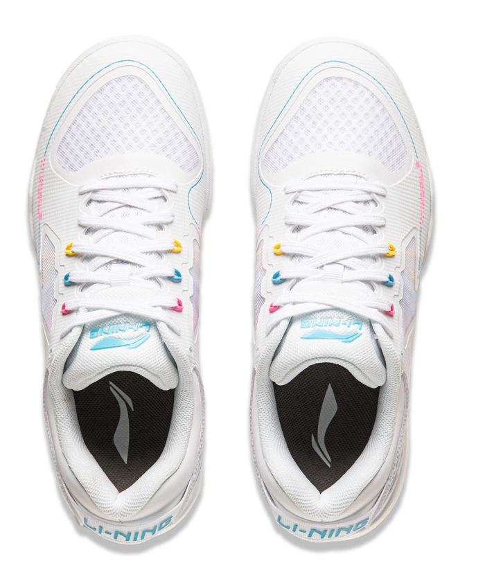 Tenis Li-Ning APPU029-2 Blanco-Rosa-Azul