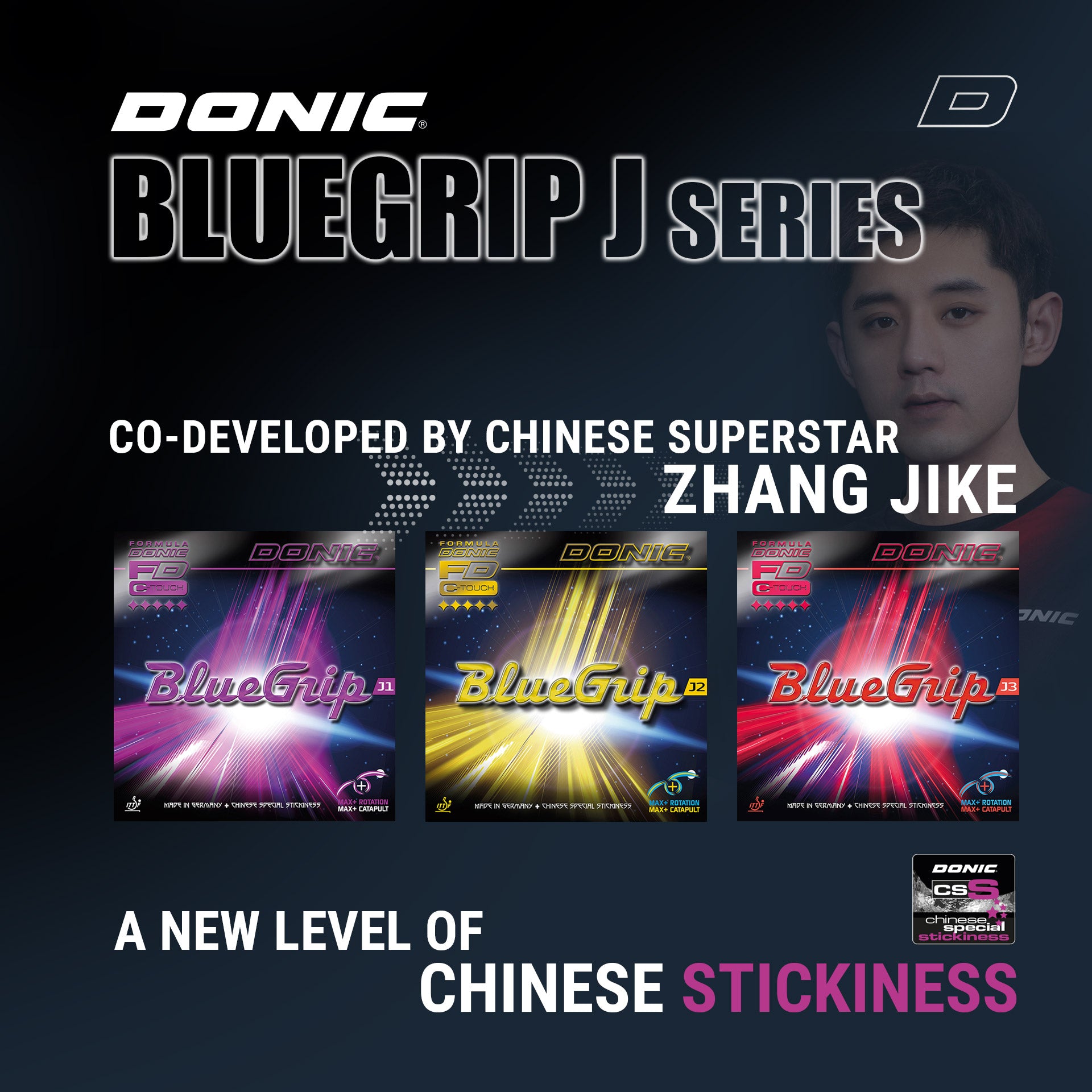 Donic Bluegrip J3