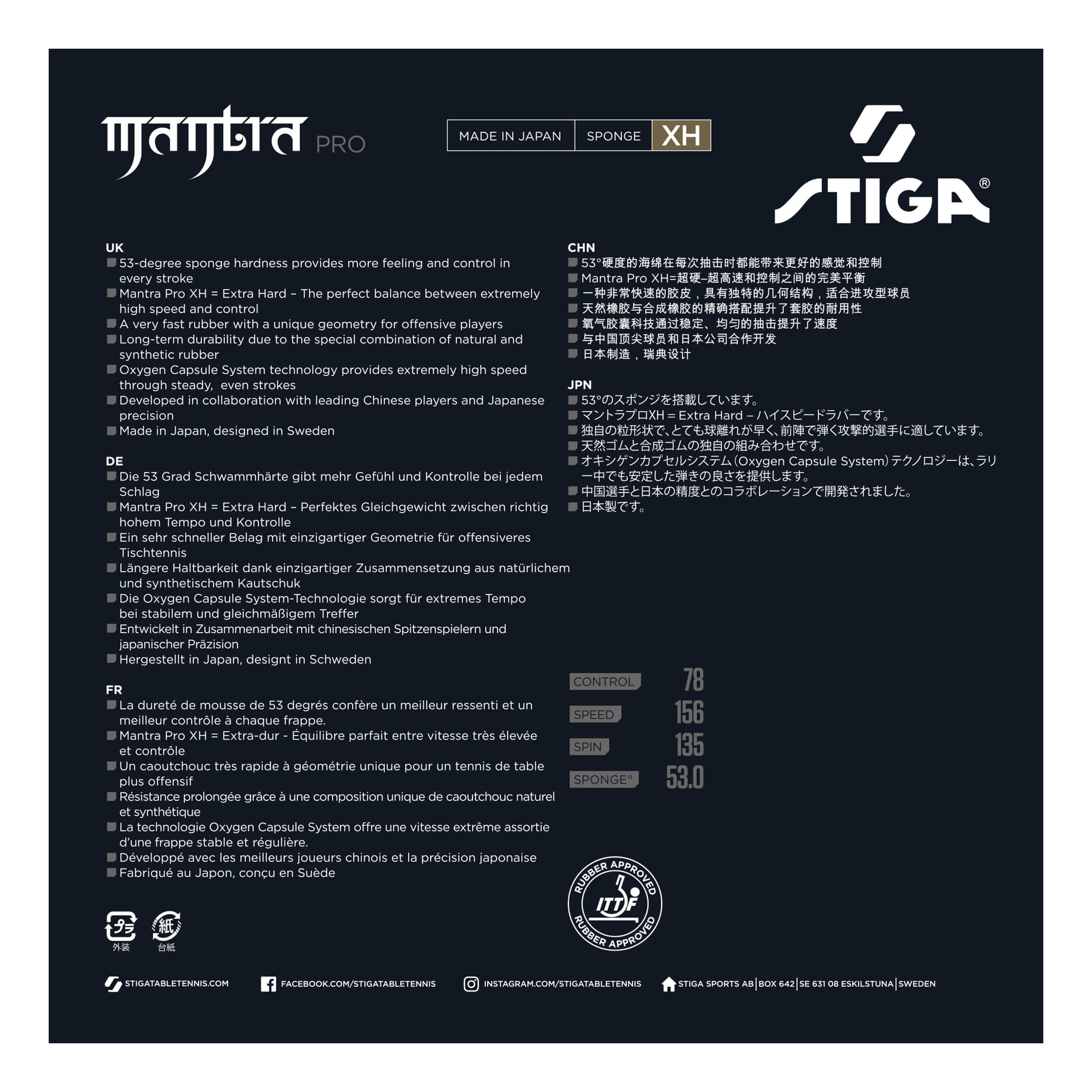 Stiga Mantra Pro XH