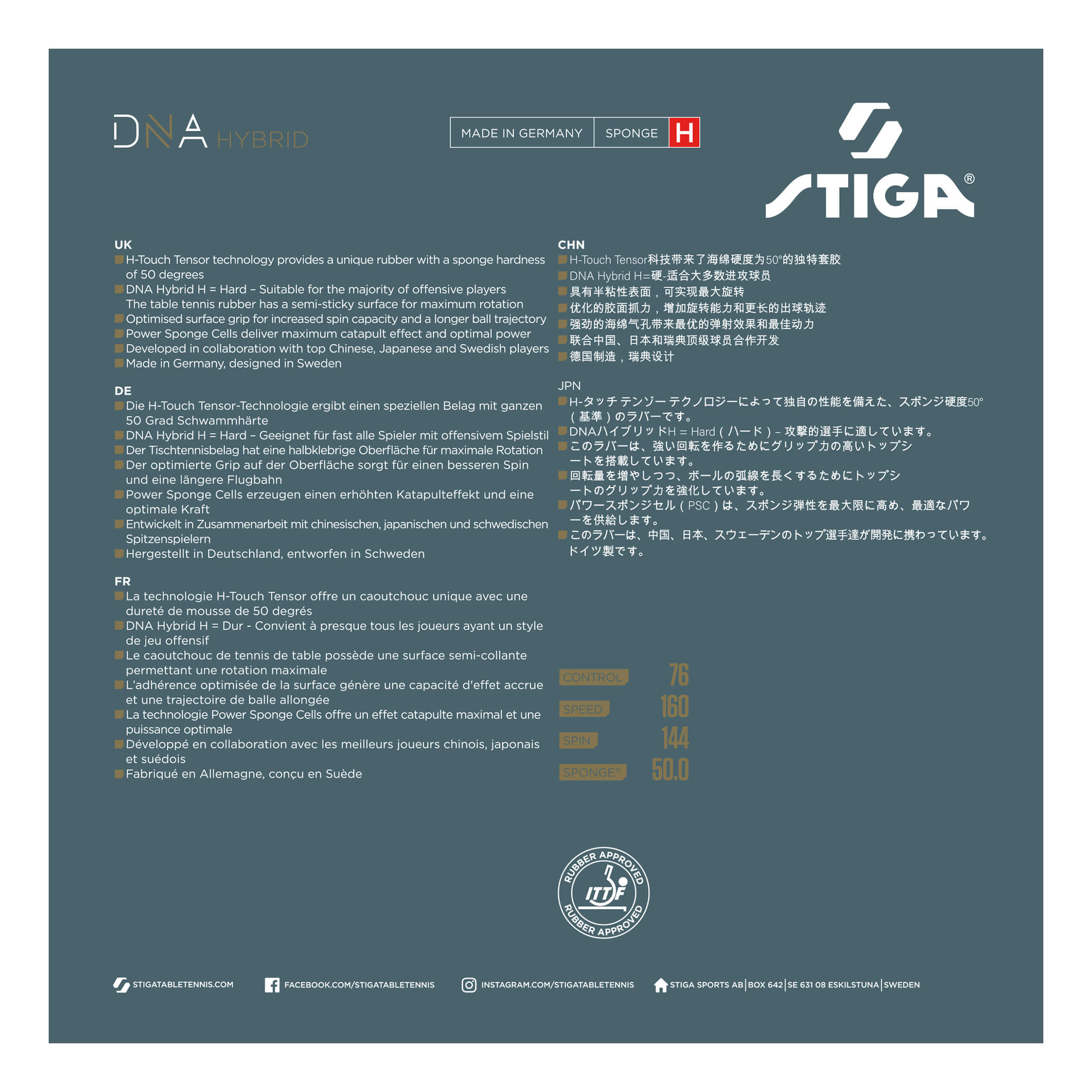 Stiga DNA Hybrid H