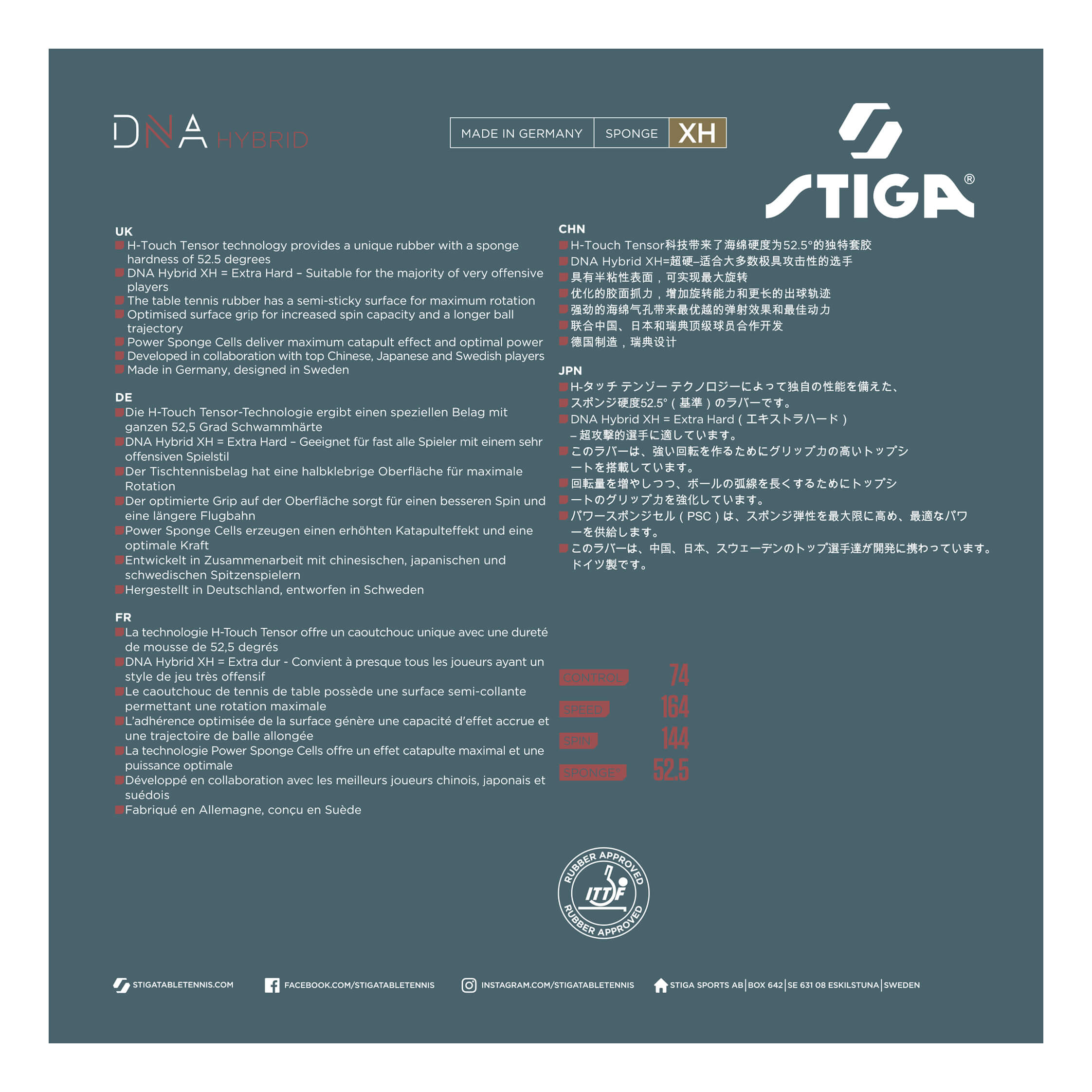 Stiga DNA Hybrid XH