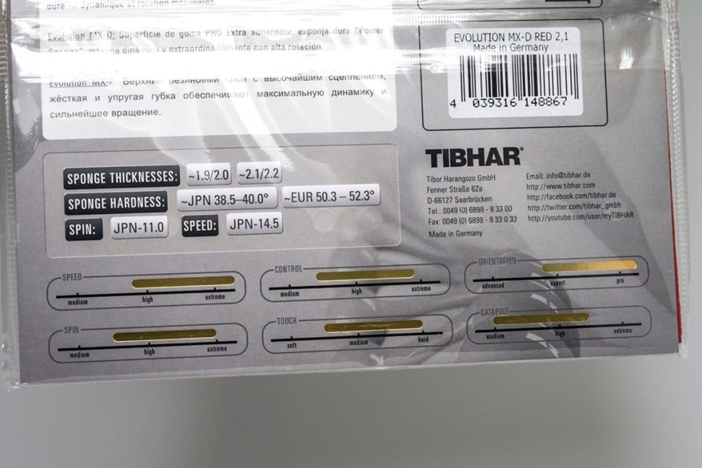 Tibhar Evolution MX-D