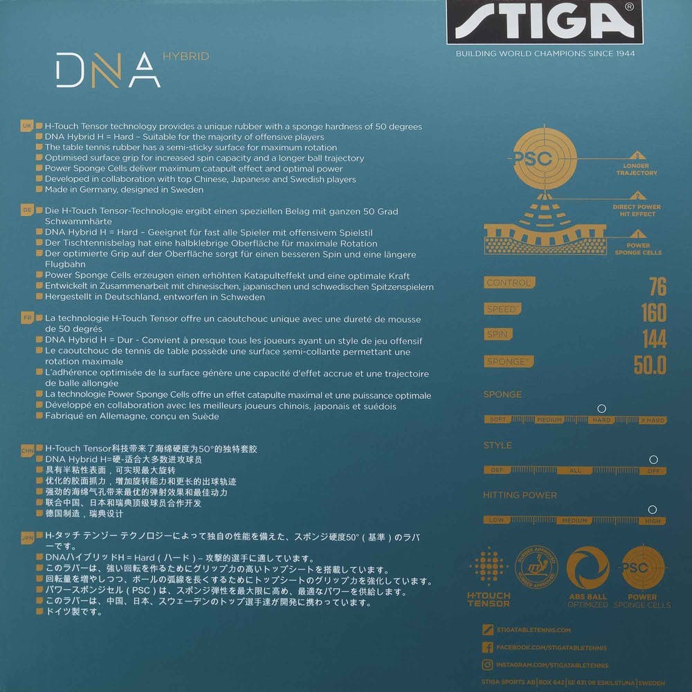 Stiga DNA Hybrid H