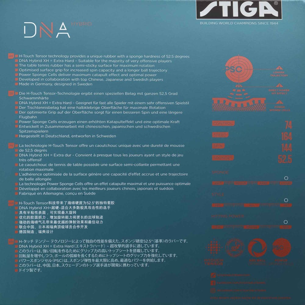 Stiga DNA Hybrid XH
